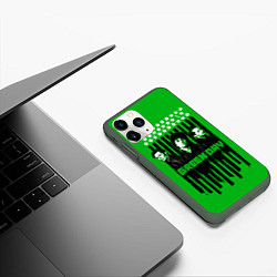 Чехол iPhone 11 Pro матовый Green day is here, цвет: 3D-темно-зеленый — фото 2