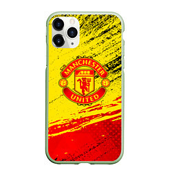 Чехол iPhone 11 Pro матовый Manchester United Футбольный клуб