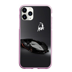 Чехол iPhone 11 Pro матовый Ламбо - реально зачётное точило!, цвет: 3D-розовый