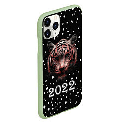 Чехол iPhone 11 Pro матовый New Year Immortal Tiger, цвет: 3D-салатовый — фото 2