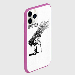 Чехол iPhone 11 Pro матовый Led Zeppelin IV, цвет: 3D-фиолетовый — фото 2