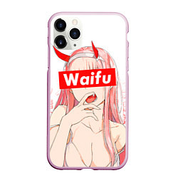 Чехол iPhone 11 Pro матовый Waifu -02 Darling in the Franxx