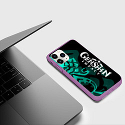 Чехол iPhone 11 Pro матовый ТАТУИРОВКА СЯО АДЕПТ, цвет: 3D-фиолетовый — фото 2