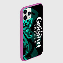 Чехол iPhone 11 Pro матовый ТАТУИРОВКА СЯО АДЕПТ, цвет: 3D-фиолетовый — фото 2
