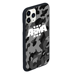 Чехол iPhone 11 Pro матовый ARMA 3 АРМА 3 МИЛИТАРИ, цвет: 3D-черный — фото 2