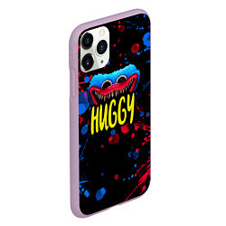 Чехол iPhone 11 Pro матовый Huggy, цвет: 3D-сиреневый — фото 2