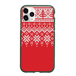 Чехол iPhone 11 Pro матовый Knitted Pattern