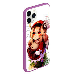 Чехол iPhone 11 Pro матовый Милая Кли дуется геншин импакт, цвет: 3D-фиолетовый — фото 2