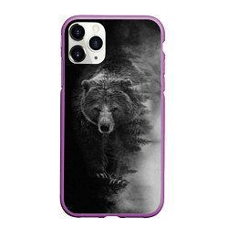 Чехол iPhone 11 Pro матовый EVIL BEAR