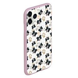 Чехол iPhone 11 Pro матовый Бордер Колли, цвет: 3D-розовый — фото 2