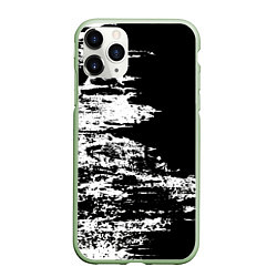 Чехол iPhone 11 Pro матовый Abstraction pattern 2022 vanguard, цвет: 3D-салатовый