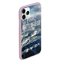 Чехол iPhone 11 Pro матовый Battlefield 2042 - КАЛЕЙДОСКОП, цвет: 3D-розовый — фото 2