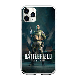 Чехол iPhone 11 Pro матовый Battlefield 2042 - Мария Фальк арт, цвет: 3D-белый