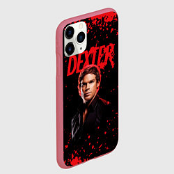 Чехол iPhone 11 Pro матовый Dexter Декстер, цвет: 3D-малиновый — фото 2