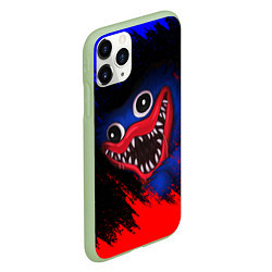 Чехол iPhone 11 Pro матовый Huggy Wuggy: Red Rage, цвет: 3D-салатовый — фото 2