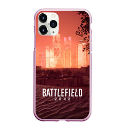 Чехол iPhone 11 Pro матовый Battlefield 2042 - Песочные часы, цвет: 3D-розовый