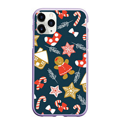 Чехол iPhone 11 Pro матовый Merry Christmas!!!