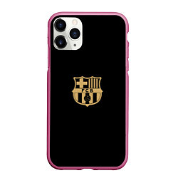 Чехол iPhone 11 Pro матовый Golden Barca, цвет: 3D-малиновый