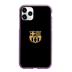 Чехол iPhone 11 Pro матовый Golden Barca, цвет: 3D-фиолетовый