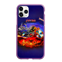 Чехол iPhone 11 Pro матовый Painkiller - Judas Priest, цвет: 3D-фиолетовый