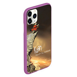 Чехол iPhone 11 Pro матовый Follow the Leader - Korn, цвет: 3D-фиолетовый — фото 2