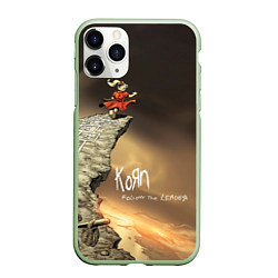 Чехол iPhone 11 Pro матовый Follow the Leader - Korn, цвет: 3D-салатовый