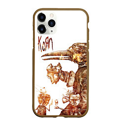 Чехол iPhone 11 Pro матовый Untitled - Korn, цвет: 3D-коричневый