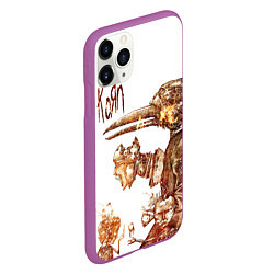 Чехол iPhone 11 Pro матовый Untitled - Korn, цвет: 3D-фиолетовый — фото 2