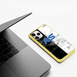 Чехол iPhone 11 Pro матовый ST AUTOSPORT FORD, цвет: 3D-желтый — фото 2