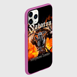 Чехол iPhone 11 Pro матовый Kingdom Come - Sabaton, цвет: 3D-фиолетовый — фото 2