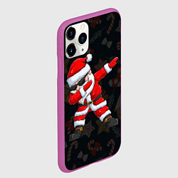 Чехол iPhone 11 Pro матовый ДАБ САНТА КЛАУС, цвет: 3D-фиолетовый — фото 2