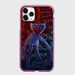 Чехол iPhone 11 Pro матовый HUGGY WUGGY, цвет: 3D-фиолетовый