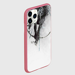 Чехол iPhone 11 Pro матовый The Hunting Party - Linkin Park, цвет: 3D-малиновый — фото 2