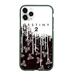 Чехол iPhone 11 Pro матовый Destiny Подтеки красок