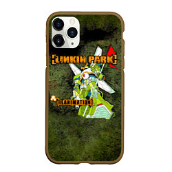 Чехол iPhone 11 Pro матовый Reanimation - Linkin Park, цвет: 3D-коричневый