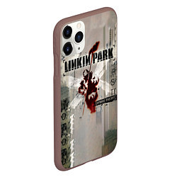 Чехол iPhone 11 Pro матовый Hybrid Theory Live Around The World - Linkin Park, цвет: 3D-коричневый — фото 2