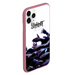 Чехол iPhone 11 Pro матовый 9 0: Live - Slipknot, цвет: 3D-малиновый — фото 2