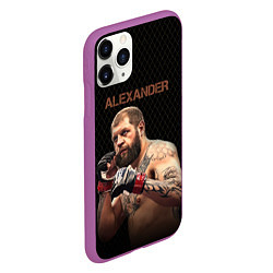 Чехол iPhone 11 Pro матовый Alexander The Grim Reape, цвет: 3D-фиолетовый — фото 2