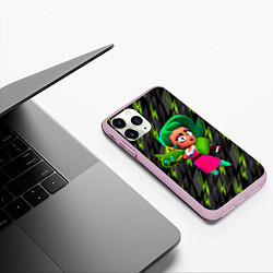 Чехол iPhone 11 Pro матовый Lola brawlstars game, цвет: 3D-розовый — фото 2