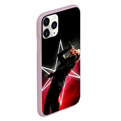 Чехол iPhone 11 Pro матовый Oliver on live, цвет: 3D-розовый — фото 2