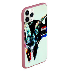 Чехол iPhone 11 Pro матовый Iowa - Slipknot, цвет: 3D-малиновый — фото 2