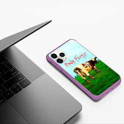 Чехол iPhone 11 Pro матовый Atom Heart Mother - Pink Floyd, цвет: 3D-фиолетовый — фото 2