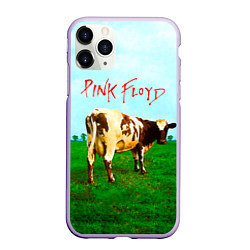 Чехол iPhone 11 Pro матовый Atom Heart Mother - Pink Floyd, цвет: 3D-светло-сиреневый