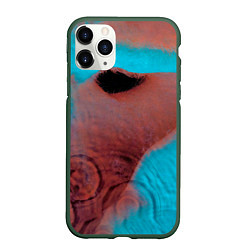 Чехол iPhone 11 Pro матовый Meddle - Pink Floyd, цвет: 3D-темно-зеленый