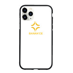 Чехол iPhone 11 Pro матовый Crypto banana, цвет: 3D-черный