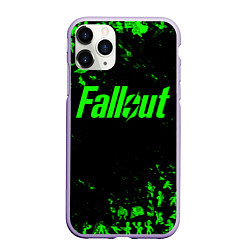 Чехол iPhone 11 Pro матовый FALLOUT ПУПСЫ ПАТТЕРН ЗЕЛЁНЫЙ ЯДЕРНАЯ ЗИМА, цвет: 3D-светло-сиреневый