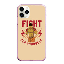 Чехол iPhone 11 Pro матовый FIGHT FOR YOURSELF