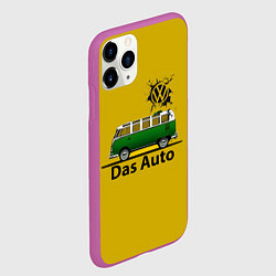 Чехол iPhone 11 Pro матовый Фольцваген T1, цвет: 3D-фиолетовый — фото 2