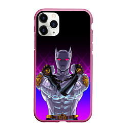 Чехол iPhone 11 Pro матовый JOJO KILLER QUEEN КОРОЛЕВА УБИЙЦА FIRE STYLE