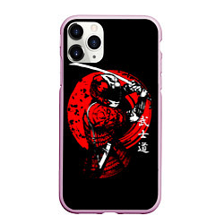 Чехол iPhone 11 Pro матовый МОТО САМУРАЙ С КАТАНОЙ JAPAN SAMURAI